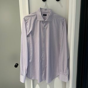 Finamore men’s dress shirt (17.5 / 44)